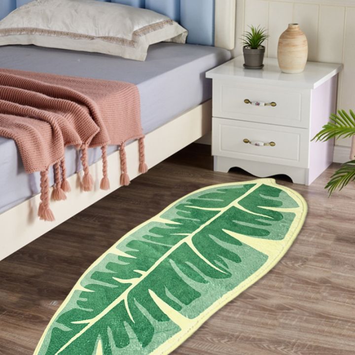 modern-leaf-pattern-mat-bathroom-waterproof-mat-microfiber-bath-mat-leaf-green-tropical-plants-home-door-non-slip-foot-mat
