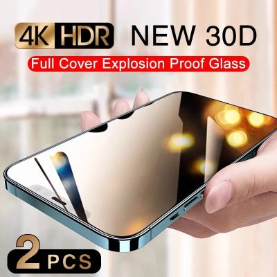 2pcs Full Cover Protective Glass On For iphone 13 12 11 14 Pro Max Screen Protector iPhone XS X XR XS MAX 14 Plus Tempered Glass