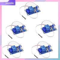 YESMILE 5pcs DC 12V โมดูลรีเลย์ photoresistor XH-M131 10A สวิตช์ควบคุมไฟ รีเลย์ควบคุมแสง โมดูลตัวต้านทานไวแสง Arduino สำหรับเด็ก