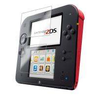 ชุดฟิล์มป้องกันหน้าจอจอ LCD โปร่งใสสำหรับ Nintendo 2DS ฟิล์มป้องกันแบบสัมผัสแบบใสป้องกันด้านหน้า + ฟิล์มตราประทับกลับสำหรับ2DS