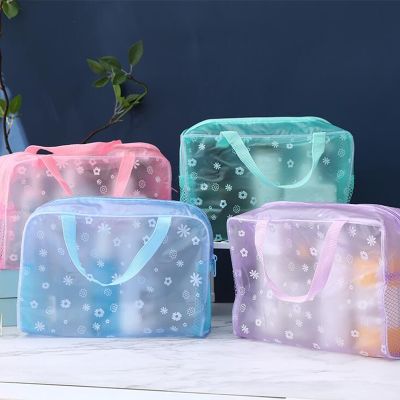 【CW】 Tote Makeup Color Transparent Toiletry Storage Organizer for Business