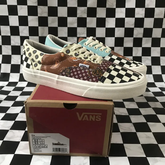 vans era tiger patchwork original