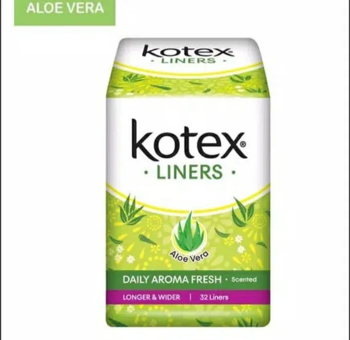 KOTEX PANTY LINER LONGER DAN WIDER ALOE VERA ISI 32 PCS Lazada Indonesia