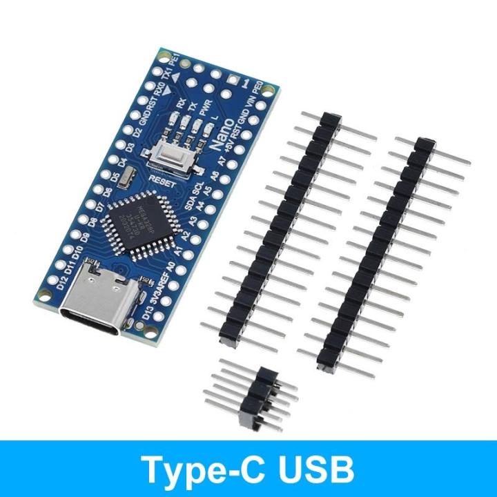 Type-C USB Nano 3.0พร้อม Bootloader Compatible Nano 3.0 Controller สำหรับ Arduino CH340 USB Driver 16Mhz Original IC ATMEGA328P