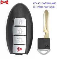 【100%-original】 islwpi KEYECU สำหรับ Nissan Sentra Versa 2013 2014 2015 2016 2017รีโมทคอนโทรลรถ Key Fob FCC ID CWTWB1U840