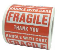 Akachan สติ๊กเกอร์ FRAGILE แบบม้วน