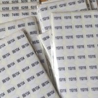 Sticker size label 50pcs print stickers sizes labels 50/56 62/68 74/80 86/92 98/104 110/116 122/128 134/140 Kids Clothing tags Stickers Labels