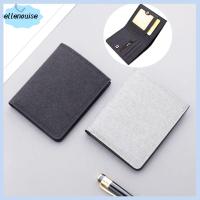 ELLENOUISE Simple Fashion Canvas Multi-functional Men Short Wallet Card Holder Mini Coin Purse