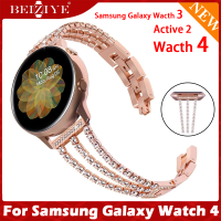 สาย โลหะ Metal Strap For Samsung Galaxy Watch 4 สาย Galaxy Watch4 Classic สาย Smart Watch Band สายนาฬิกา Samsung Galaxy Watch Watch 3 41mm 45mm สาย สายนาฬิกา Samsung Galaxy Watch Active 2 สาย 40mm 44mm Smart Wristbands Watchstrap สายJH