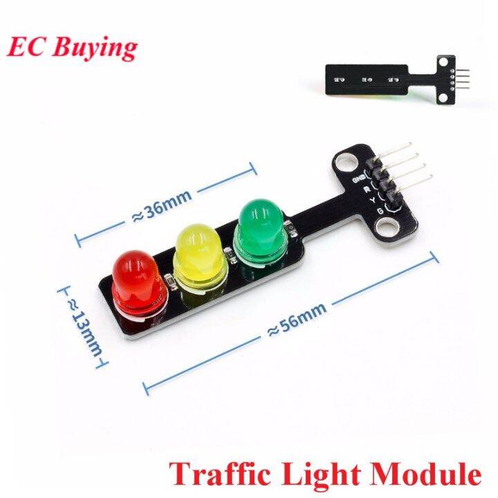 5PCS DC 5V Mini Traffic Light LED Display Module 5mm Red Yellow Green ...