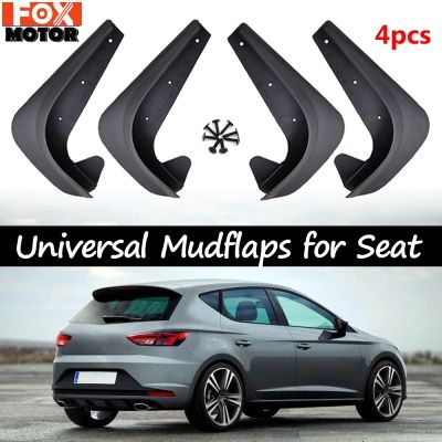 4pcs Universal Mud Flaps Mudflaps Splash Guards Mudguards Front Rear For Seat Alhambra Altea Cordoba Exeo Ibiza Leon Toledo Mii