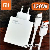 ที่ชาร์จ xiaomi TURBO CHARGER TYPE C 120W ของแท้ อะแดปเตอร์ + สายเคเบิลสีส้ม 120W