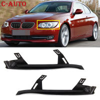 รถซ้ายขวาไฟหน้าเลนส์เชลล์ครอบคลุมไฟหน้าเลนส์ปะเก็นสำหรับ BMW E92 3 Series 2005 2006-2010 63117174517 63117174518