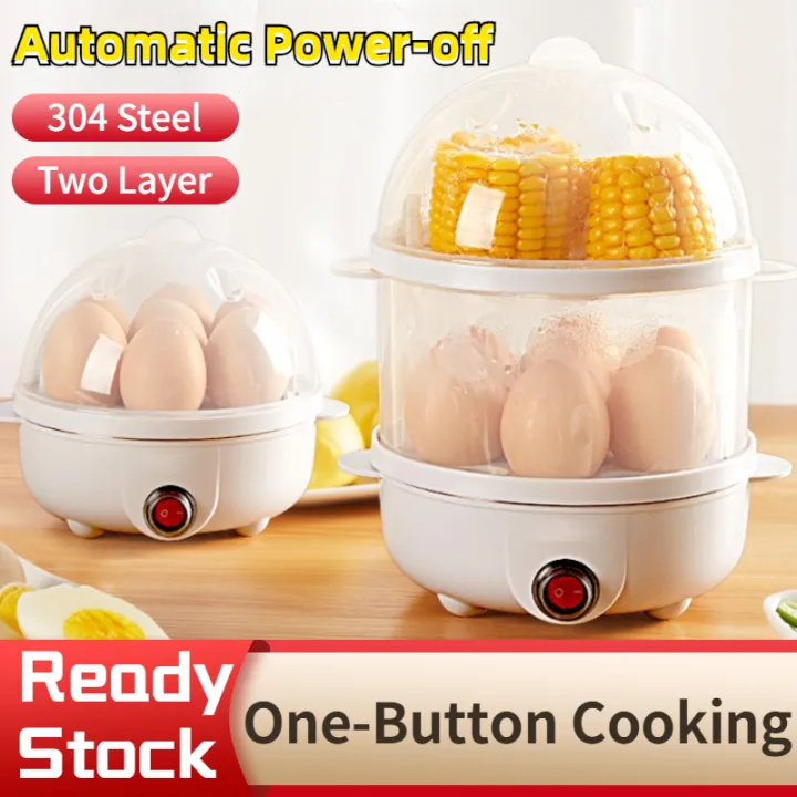 Simmo Electric Egg Boiler Egg Cooker 200W 4 Egg Boiler Capacity Automatic Quickly Cooked