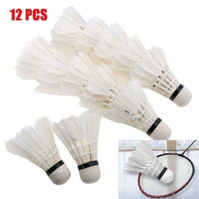 2022new1/3/6/12pcsHigh Quality Ball Sports Tools Durable Foam Head Soft Texture Badminton Racket Badminton Goose Feather