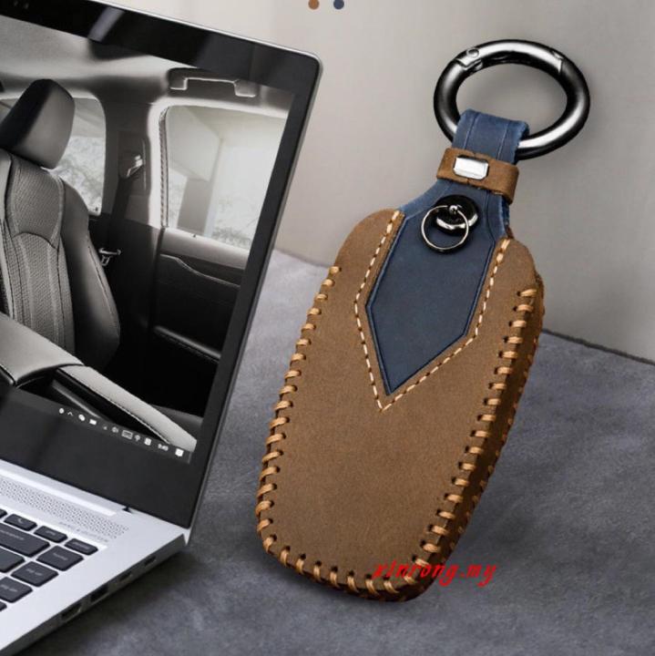 crazy-horse-หนัง-key-case-สำหรับมาสด้า3-2020-2019-accesorios-alexa-3-cx4-cx5-cx8-19-3ปุ่มป้องกันวงเล็บหัวเข็มขัด