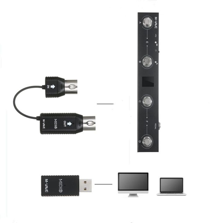 m-vave-ms1ระบบส่งไร้สายขนาดเล็กระบบ-midi-ตัวรับสัญญาณ-wifi-midi-ปลั๊กแอนด์เพลย์รองรับระบบชนะสมาร์ทโฟน