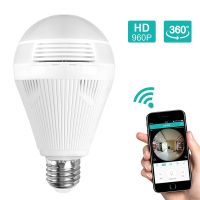 กล้อง Ip 1080P อัจฉริยะหลอดไฟ Led ระบบ Wifi 360องศากล้องบ้านหลอดไฟกล้องวิดีโอระบบรักษาความปลอดภัย Hd แบบไร้สาย