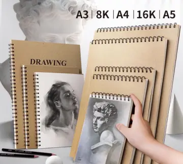 A4/8k/16k Beginners Sketchbook For Drawing Notebook Coloring Books