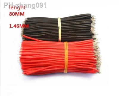 50pcs/lot 8cm UL3239 high quanlity 26AWG electric wire cooper tin plating High temperature resistant Silicone wire