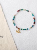 【CW】 girls  39; girlfriends new beads crystal bracelet ins design summer 2022