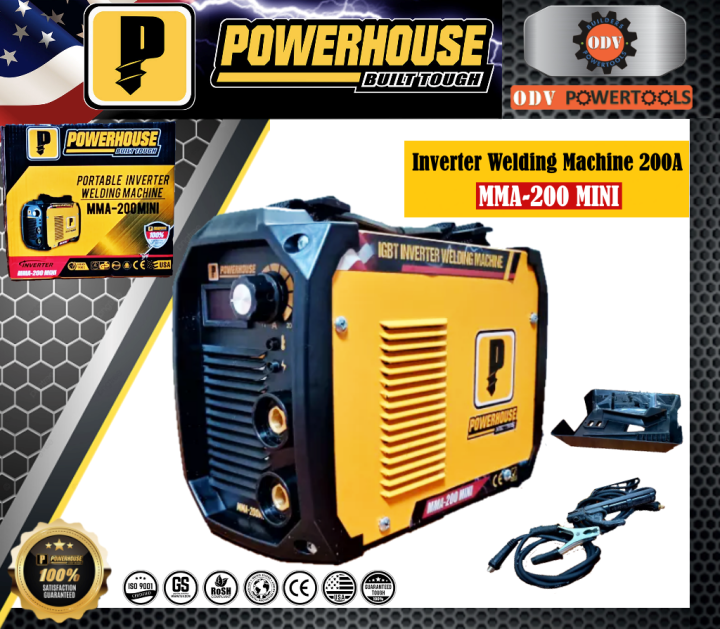 Powerhouse Inverter Welding Machine 200A MINI ODV POWERTOOLS Lazada PH