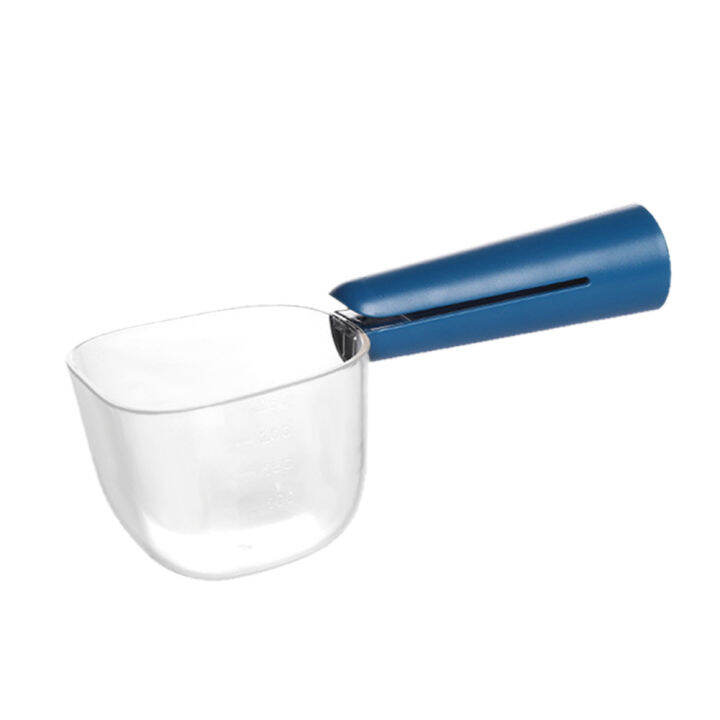 ช้อนอาหารสุนัข Cat Measuring Cup Puppy Feeding Shovel Scoop With Scale