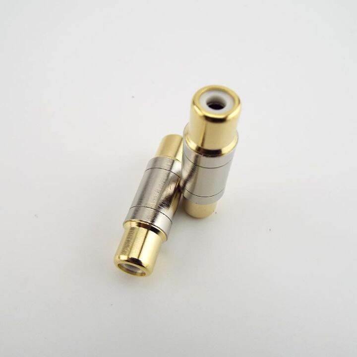 qkkqla-dual-rca-connectors-rca-female-to-female-jack-socket-plug-straight-adapter-gold-plated-speaker-cable-extender