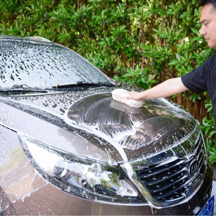 ฟองน้ำล้างรถยนต์-ฟองน้ำล้างรถ-ฟองน้ำผ้าไมโครล้างรถ-ผ้าล้างรถ-ผ้าหนานุ่ม-ดูดซับน้ำได้ดี-ฟองน้ำใหญ่จับถนัดมือ-1-ชิ้น