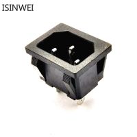 Ac - 05 Ac Power Socket 3 Pin Male ปลั๊กเชื่อมต่อ 10a 250 V 5ชิ้น