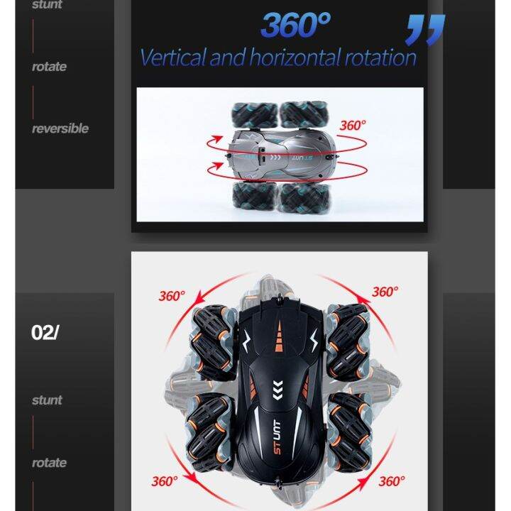 360-องศา-พลิก-รถของเล่นควบคุมระยะไกล-2-4g-4ch-สองด้านตีกลับ-drift-stunt-รถ-rock-crawler-roll-รถ-360-องศาพลิกรีโมทคอนโทรลรถยนต์ของเล่นเด็ก