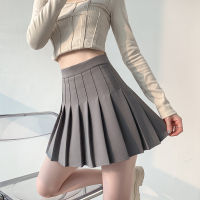 Kiyomi Korean Skirt ชุดเทนนิสสาวเครื่องแบบนักเรียนเกาหลีชุดกระโปรงสั้นแฟชั่นกระโปรง A-line 1-4 วันจัดส่ง