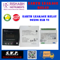 RISHABH EARTH LEAKAGE RELAY 96x96 ELR VI CBCT+V+I 60-300U 1CO+1CO