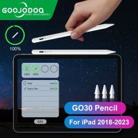 สำหรับดินสอ2 1ปากกา Ipad เข้าปากกาปากกาบลูทูธ GOOJODOQ สำหรับปากกา Ipad Pro 11 12 9 Air 4 Air 5 2018-2023สำหรับดินสอ