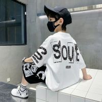 【CC】 2023 New Fashion Boys Outfits Toddler Short Sleeve 2PCS Set Kids Clothing Sets