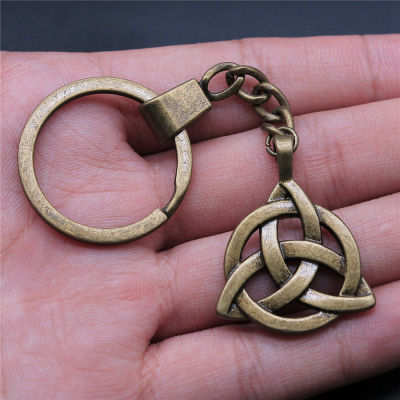 1 Piece Keychain Star Of David And Celtic Amulet Keyring Key Chain Ring Keyring Key Chain Women Key Chains