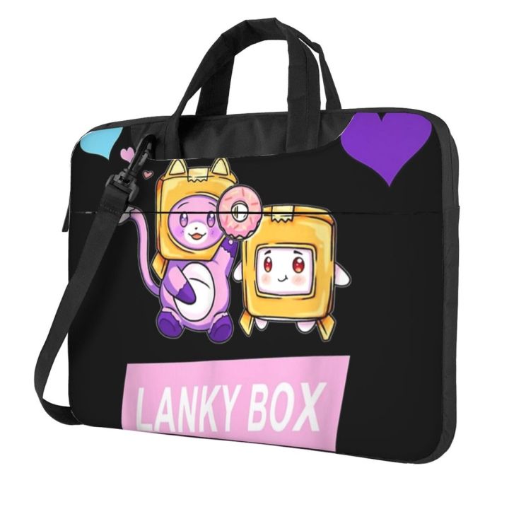 lankybox-กระเป๋าแล็ปท็อปแฟชั่น-ปลอกแขน-แท็บเล็ต-น่ารัก-พร้อมสายคล้องไหล่-ถอดออกได้