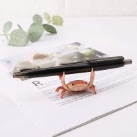 New Japanese Creative Cute Crab Pen Holder Weightlifting Crabs Gift