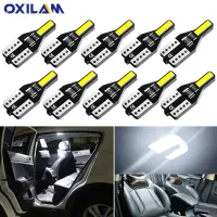 (Premium car) OXILAM 10ชิ้น W5W หลอดไฟ LED T10 194ไฟ LED 6000พัน Super Bright ภายในรถโดมไฟ WY5W 168 2825 LED อัตโนมัติหางโคมไฟลำต้น