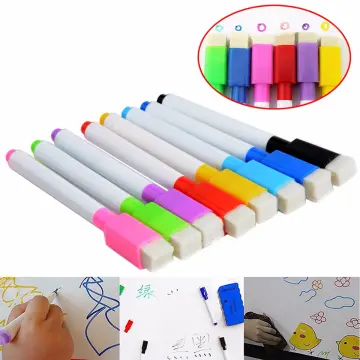 12 Color/set Liquid Erasable Chalk Marker Pen For Glass Windows Blackboard  Markers Teaching Tools Office Material Escolar