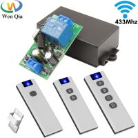 卍❀ 433Mhz Smart Home Push Button Light Switches Universal Wireless Remote Control AC 100V 220V 10Amp Relay Receiver for Led Fan
