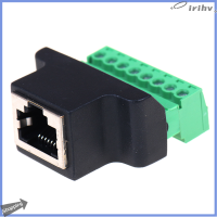 jianzhanqinl RJ45 FEMALE TO screw Terminal 8 Pin Connector Ethernet CABLE Extender ADAPTER