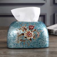 Tissue box decoration living room drawing paper box napkin creative ceramic dining table coffee table ins paper drawing