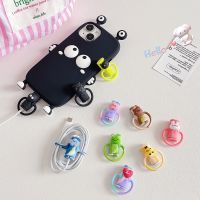 ﹍◕ 【พร้อมส่ง】ที่ถนอมสายชาร์จ Usb แบบซิลิโคน ลายการ์ตูน