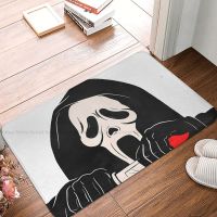 Scream Horror Movie Anti-Slip Doormat Bath Mat Ghostface Floor Carpet Entrance Door Rug Indoor Decorative