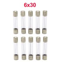 【DT】hot！ 10pcs/lot Sell 6x30mm Fast Blow Glass Tube Fuses 6x30 mm 250V 0.5 1 2 3 4 5 6 8 10 15 20 25 30 A Fuse