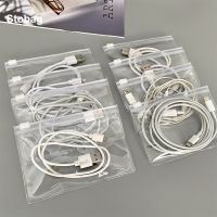 hot【DT】 StoBag 100pcs Frosted Transparent Cable Storage Jewelry Ziplock Small Sealed Reusable Pouches