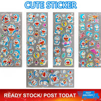 1/10/20 PCS Doraemon สติกเกอร์ DIY สติ๊กเกอร์ฟองการ์ตูนสำหรับเด็กและเด็กตกแต่งของเล่น