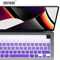 【 Cw】soft Keyboard Skin For M1 M2 2020 A2442A2681 Keyboard Cover Pro16 Max Silicon Waterproof Skin Film Protector