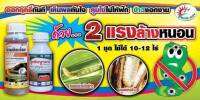 ชุด 2 แรงล้างหนอน ออกฤทธิ์ทันที เห็นผลทันใจ คุมไข่ไม่ให้ฟัก ข้าวงอกงาม